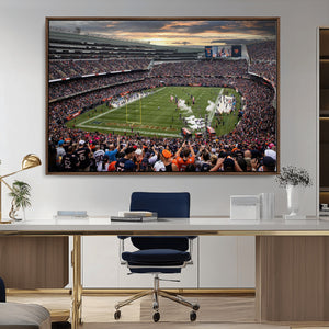 Chicago Bears Soldiers Field Wall Art Canvas Print – Framed