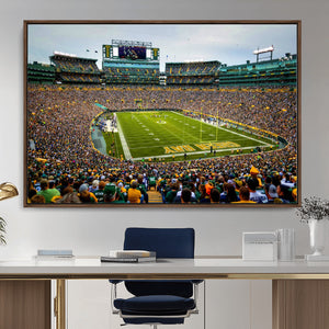 Green Bay Packers Lambeau Field Stadium Wall Art Canvas