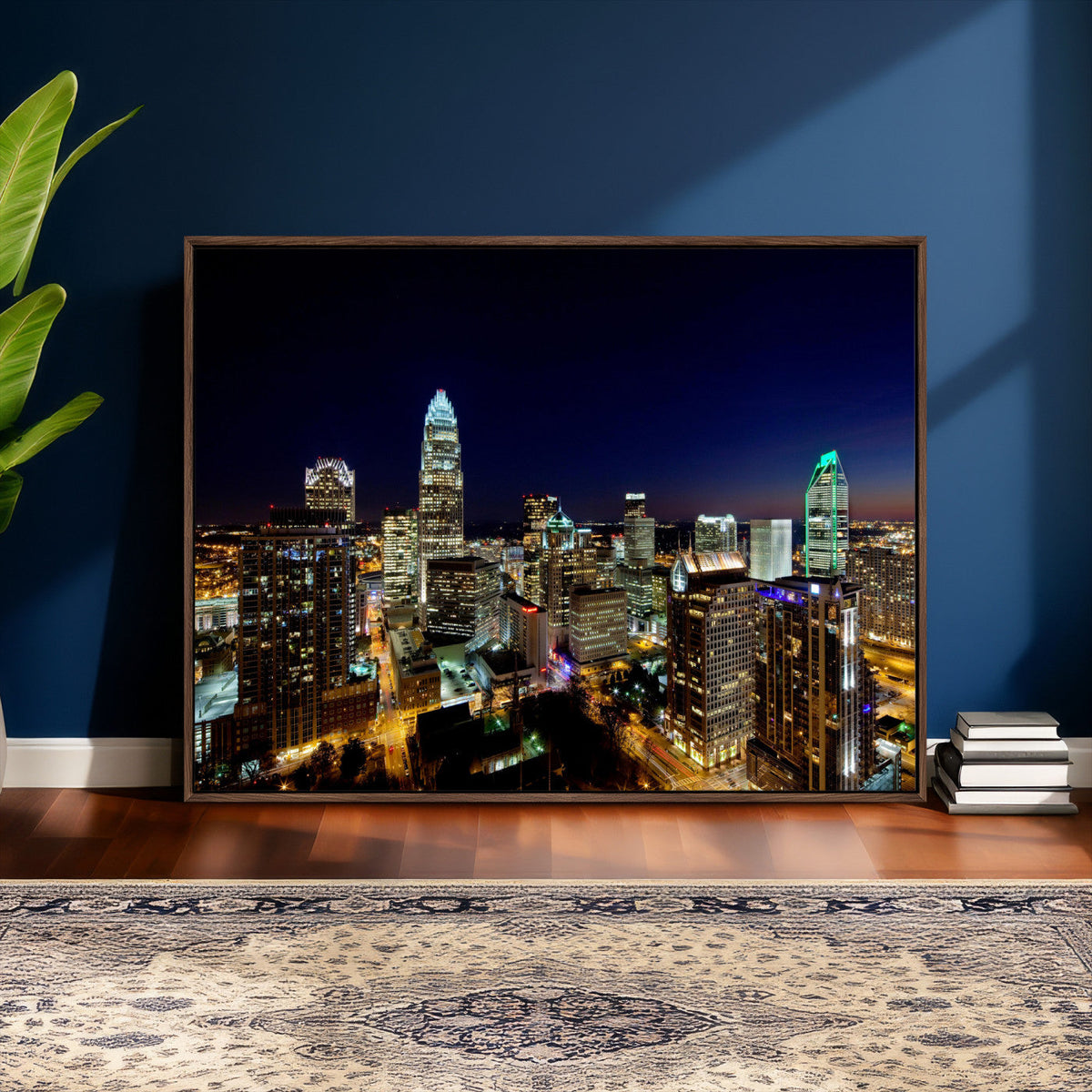 Atlanta Skyline Wall Art Canvas Print – Modern Cityscape