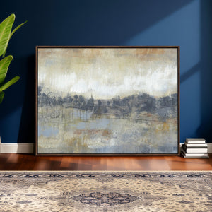 Abstract Neutral Landscape Painting Wall Art