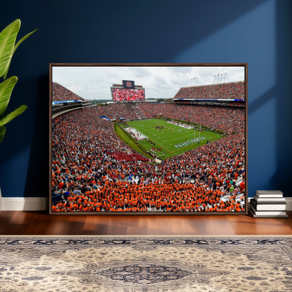 Auburn Stadium Wall Art Canvas Print, Jordan Hare Stadium