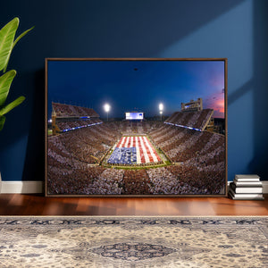Oklahoma Sooners Memorial Stadium Wall Art Canvas Print,