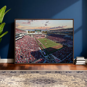 Donald W. Reynolds Razorback Stadium Wall Art Canvas Print –