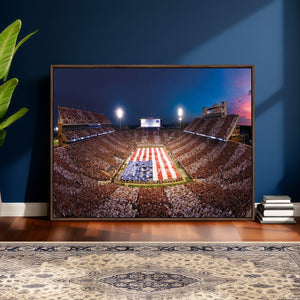 Oklahoma Memorial Stadium Wall Art Canvas Print – Oklahoma