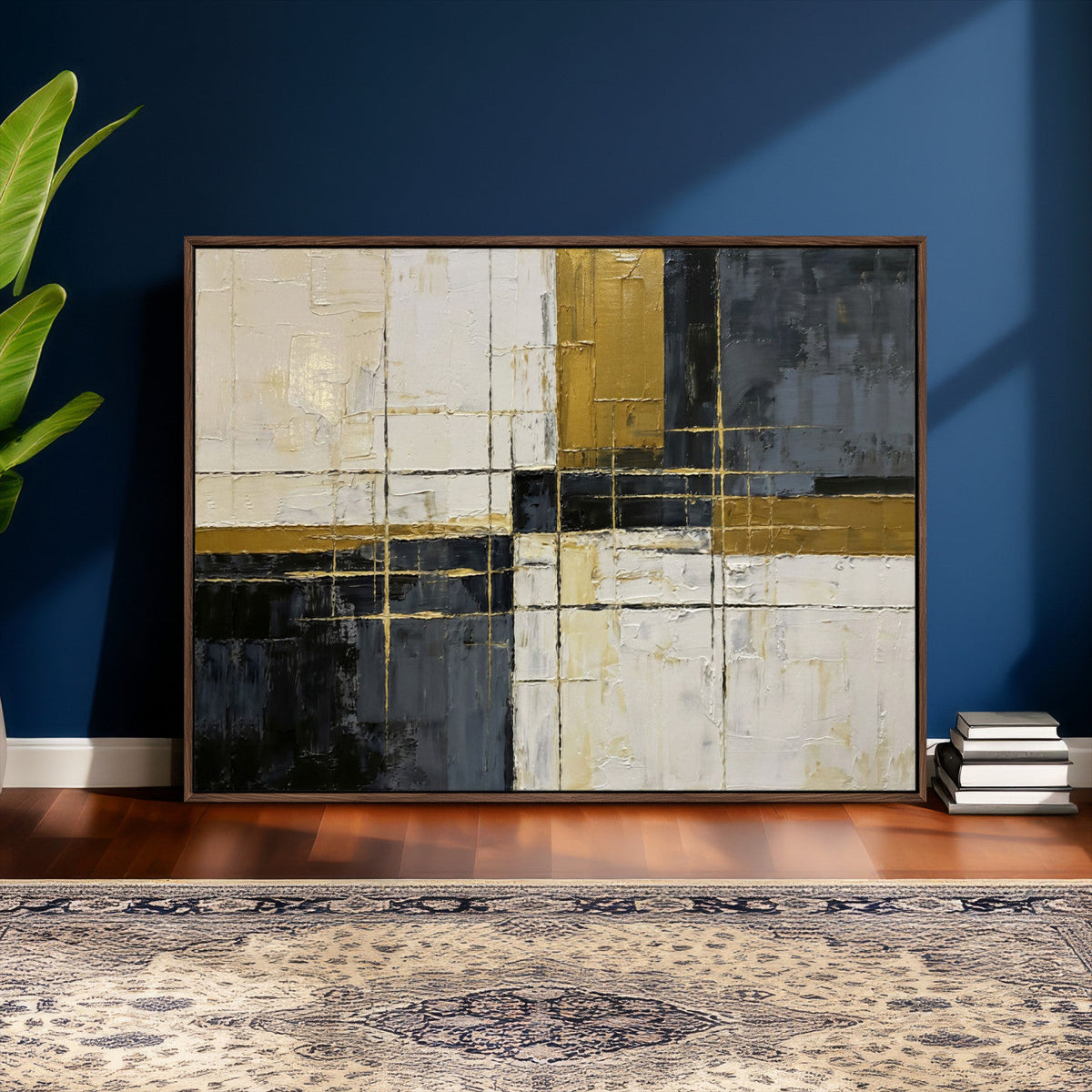 Geometric Abstract Wall Art Canvas Print
