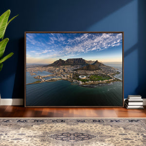 Cape Town Wall Art Canvas Print – Table Mountain Coastal