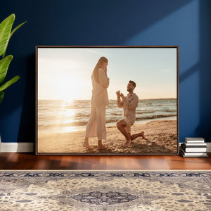 Custom Photo Framed Canvas Wall Art, Personalized Picture Print