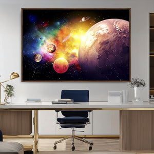 Space and Galaxy Canvas Print