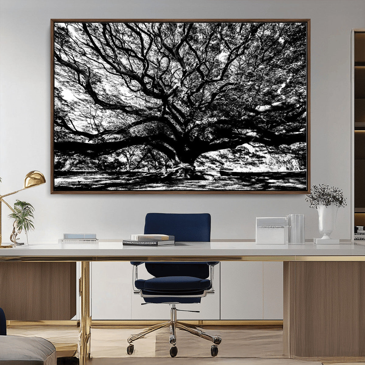 Mighty Angel Oak Wall Art | Angel Oak Tree Art Print