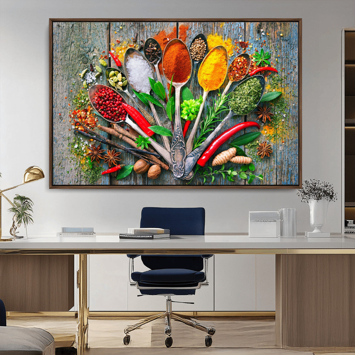 Spoonful of Spices Cooking Wall Art Canvas Print - Vibrant