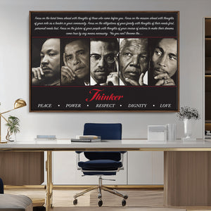 Thinkers of Wall Art Canvas Print - Inspirational Wall Art