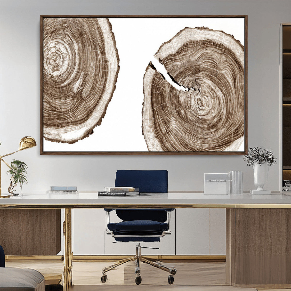 Wood Tree Ring Wall Art Canvas Prints, Tree Rings –