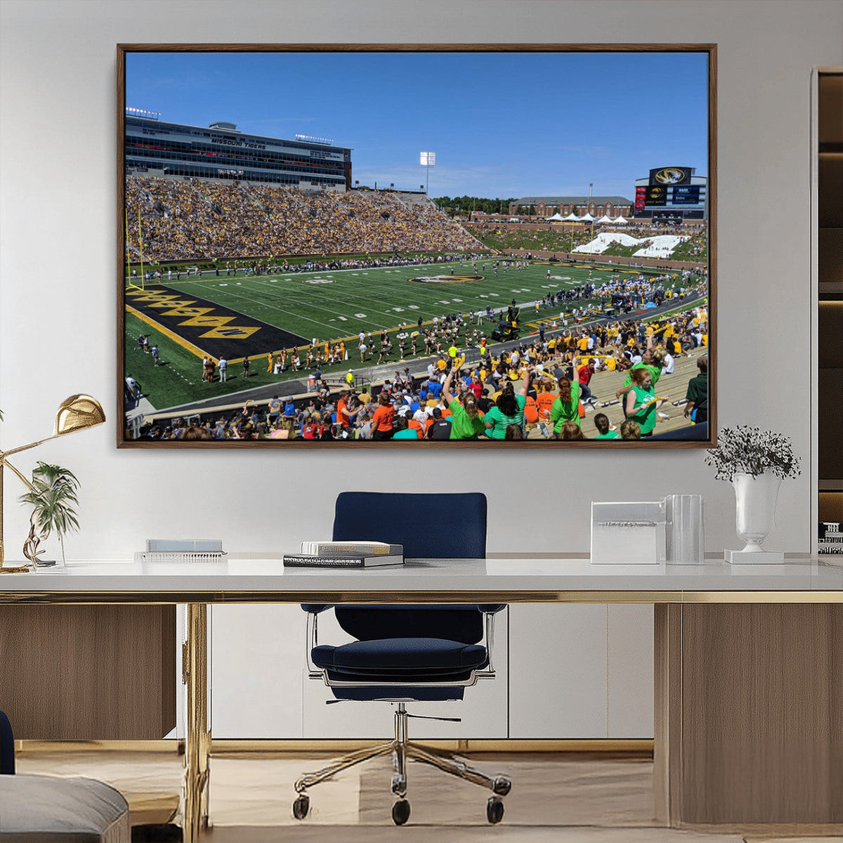 University of Missouri Tigers Football Team Print - Columbia