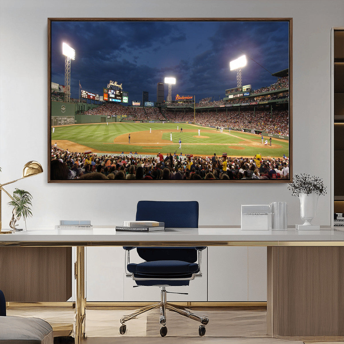 Boston Red Sox Baseball Team Print Canvas - Massachusetts