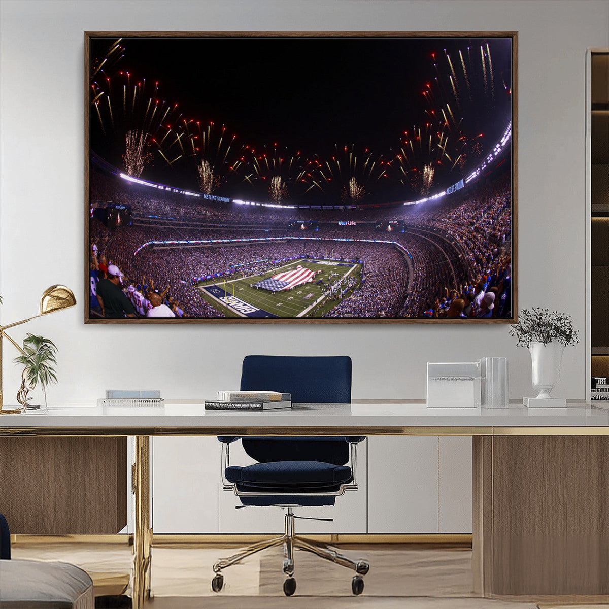 New York Giants Football Team Print - East Rutherford