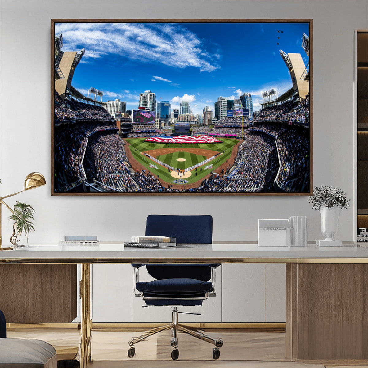 San Diego Padres Baseball Team Print - Petco Park Stadium