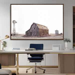 Set of 3 Rustic Farmhouse Wall Art Prints – Country Barn,