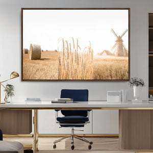 Vintage Farmhouse Triptych Wall Art – Giclée Canvas