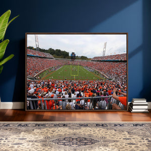 Virginia Cavaliers Football Team Print - Charlottesville Scott Stadium Print Wall Art Canvas