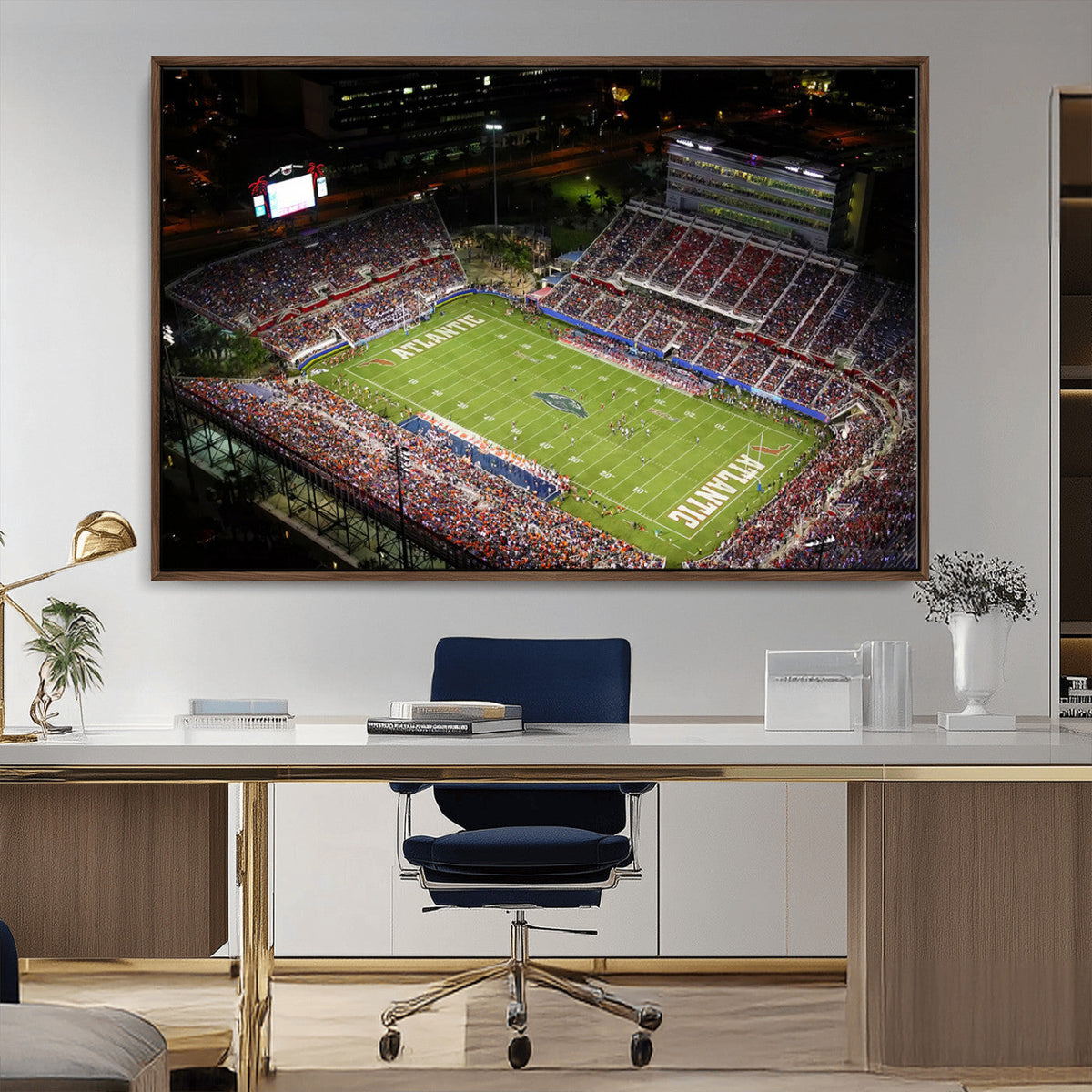 Florida Atlantic University Owls Canvas Print, Football Team