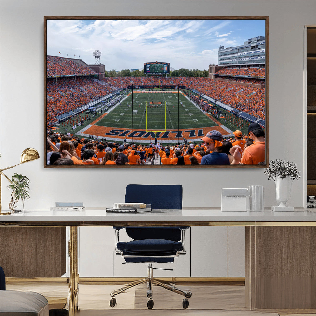 University of Illinois Fighting Illini Football Team Print