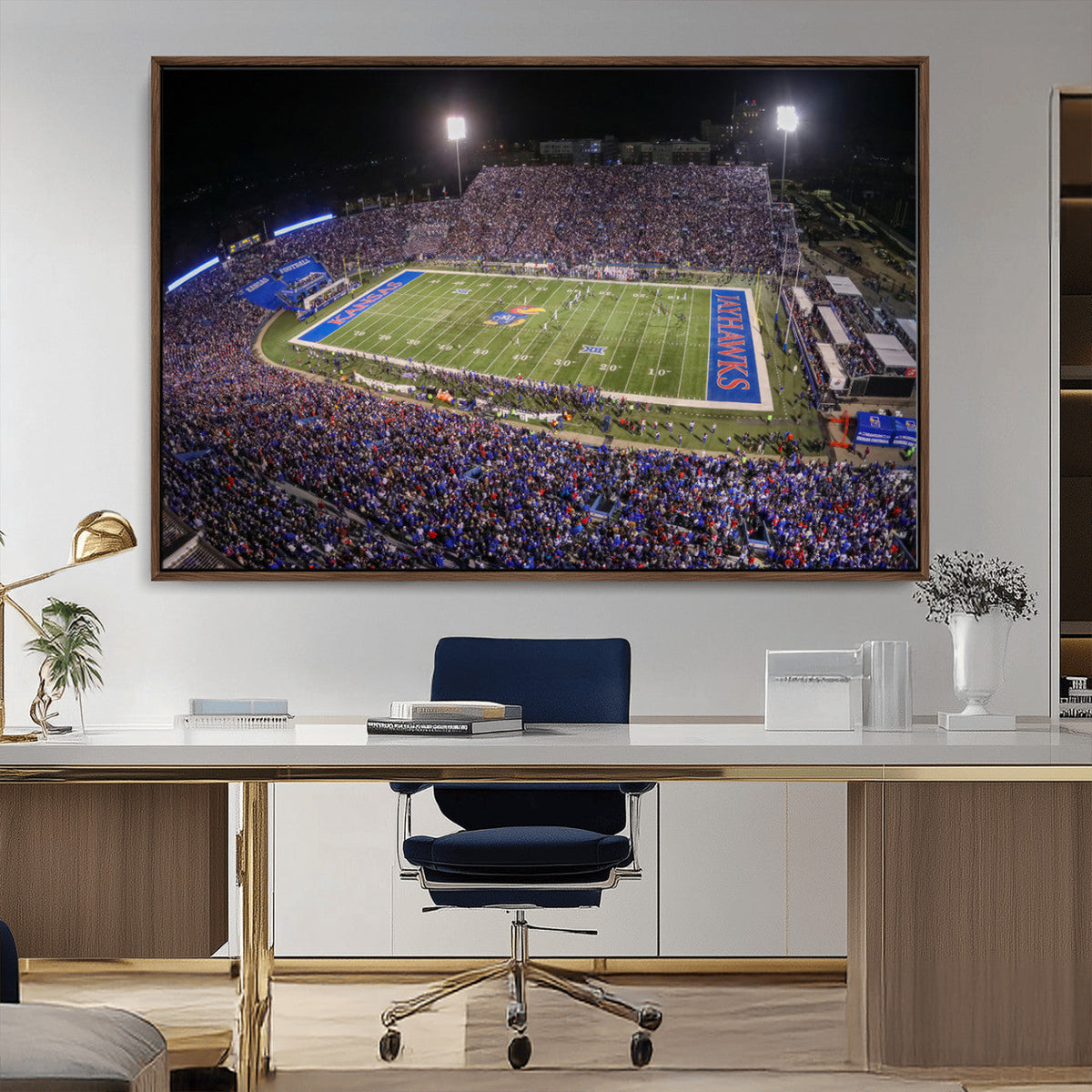 University of Kansas Jayhawks Football Team Print - Lawrence