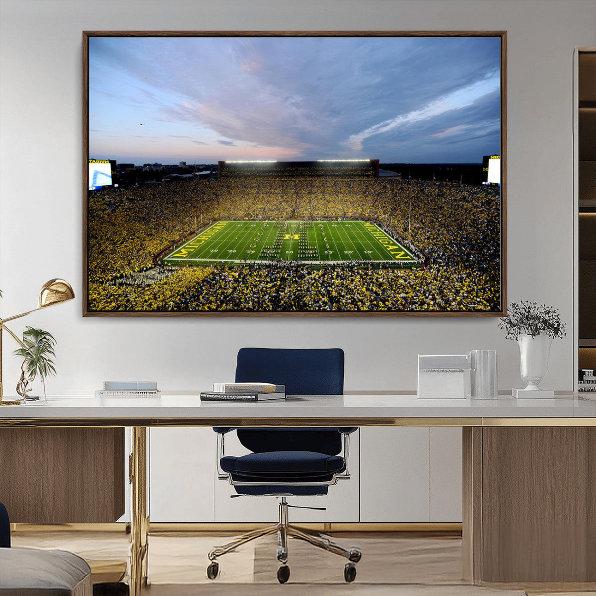 University of Michigan Wolverines Football Team Print - Ann