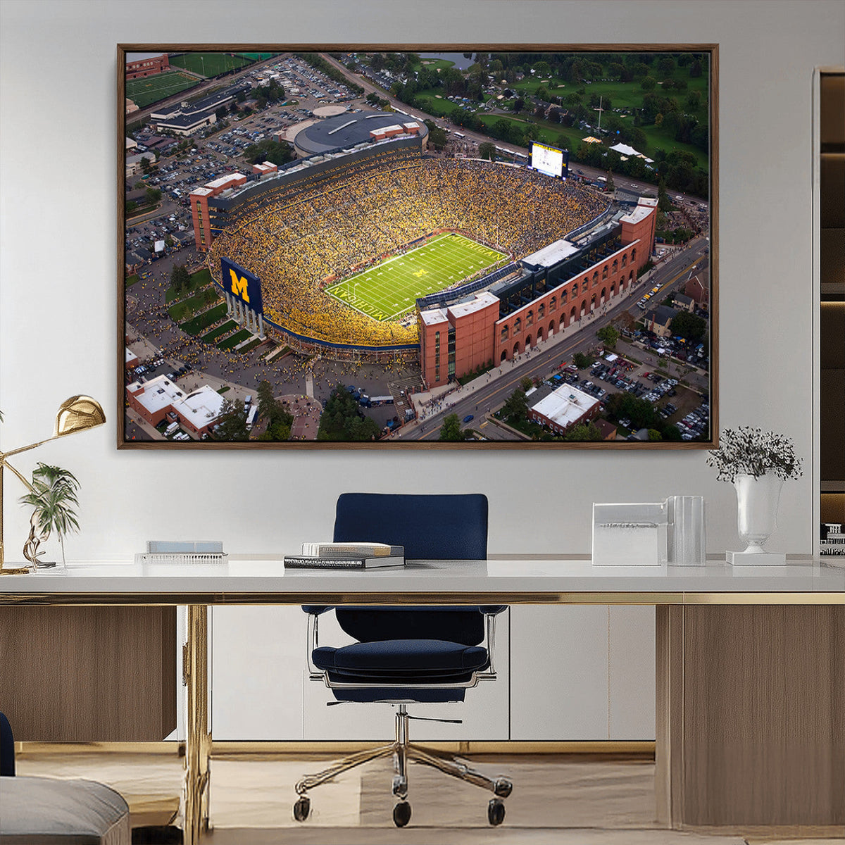 University of Michigan Wolverines Football Team Print - Ann