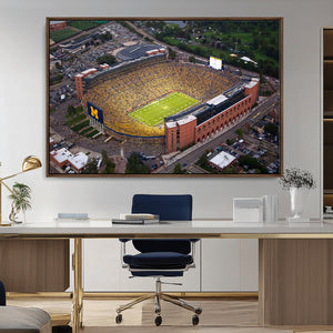 University of Michigan Wolverines Football Team Print - Ann