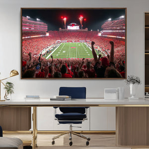 University of Nebraska Cornhuskers Football Team Print -