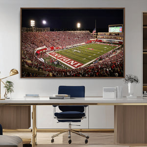 Indiana University Hoosiers Football Team Print Canvas -