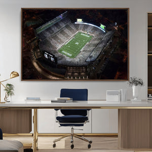 Michigan State Spartans Football Team Print - East Lansing