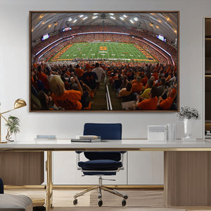 Syracuse University Orange Football Canvas Print, Football