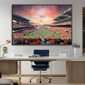 Oregon State Beavers Football Team Print - Corvallis Reser