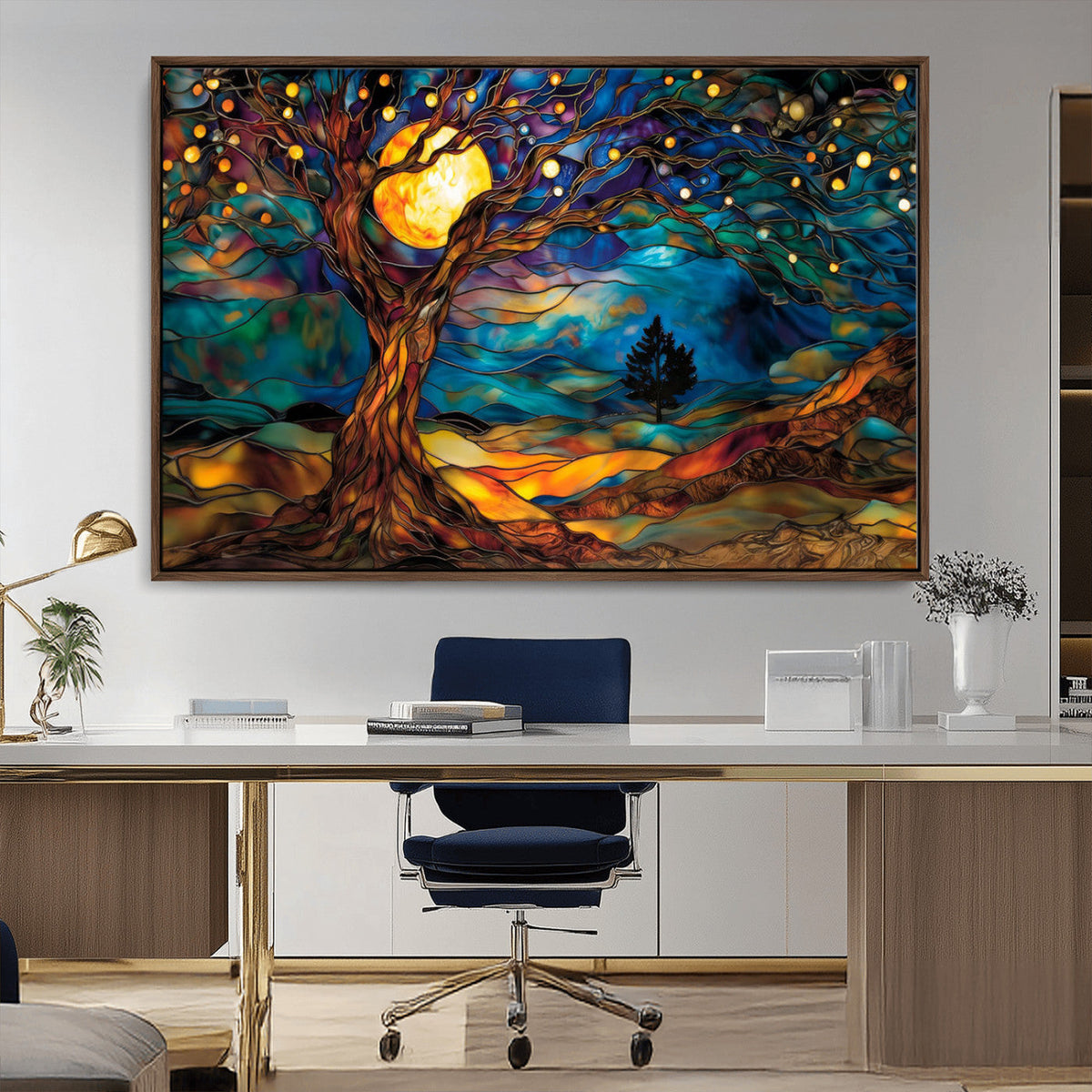 Tree of Life Wall Art - Yggdrasil Tree of Life Canvas Print