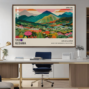 Yayoi Kusama Japan 1986 Canvas – Wabi Sabi Japanese Vibrant