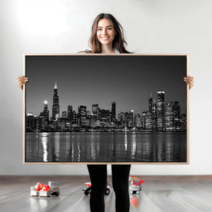 Chicago Wall Art Canvas Print