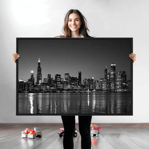 Chicago Wall Art Canvas Print