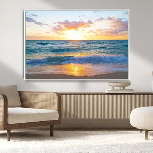 Coastal Wall Art - Vintage World Map Canvas Print with