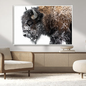 American Bison Wall Art Print – Majestic Buffalo Canvas