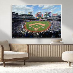 New York Mets Baseball Team Print - Citi Field Stadium Wall