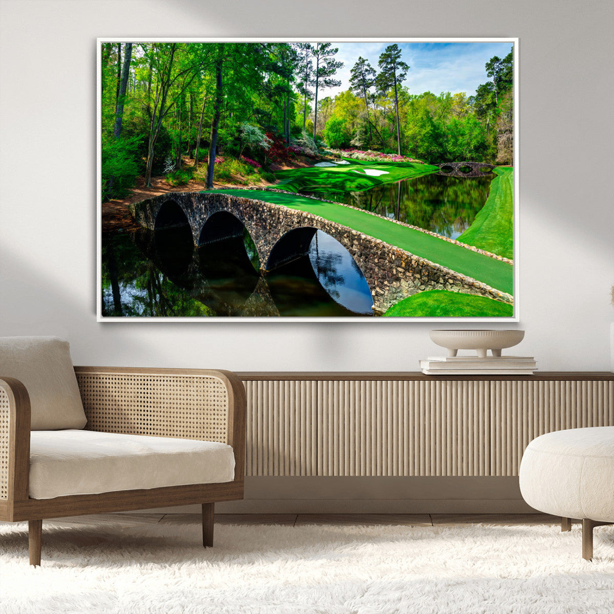 Augusta National Golf Club Wall Art - Panoramic Bridge &