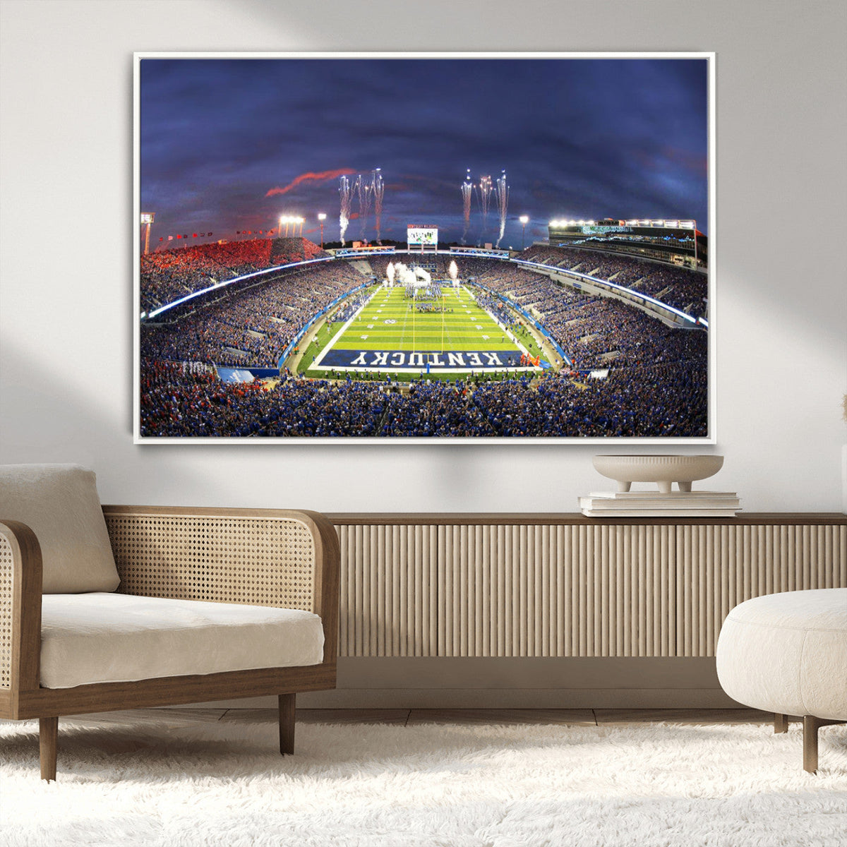 Kroger Field Canvas Wall Art - Kentucky Stadium Wall Art