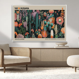 Yayoi Kusama Art Print Canvas – Abstract Mount Fuji Japanese