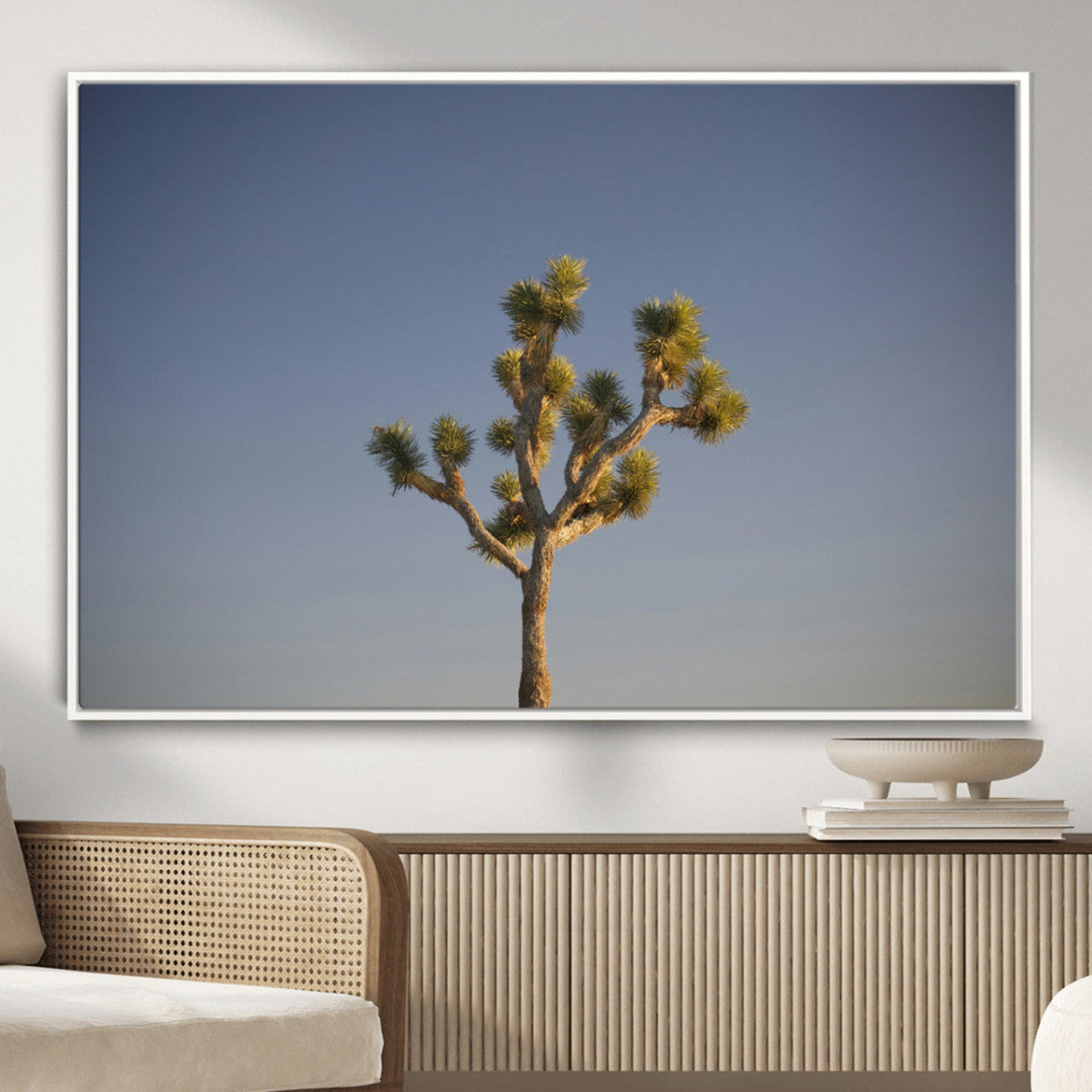 Joshua Tree Wall Art Canvas Print – Framed Southwestern