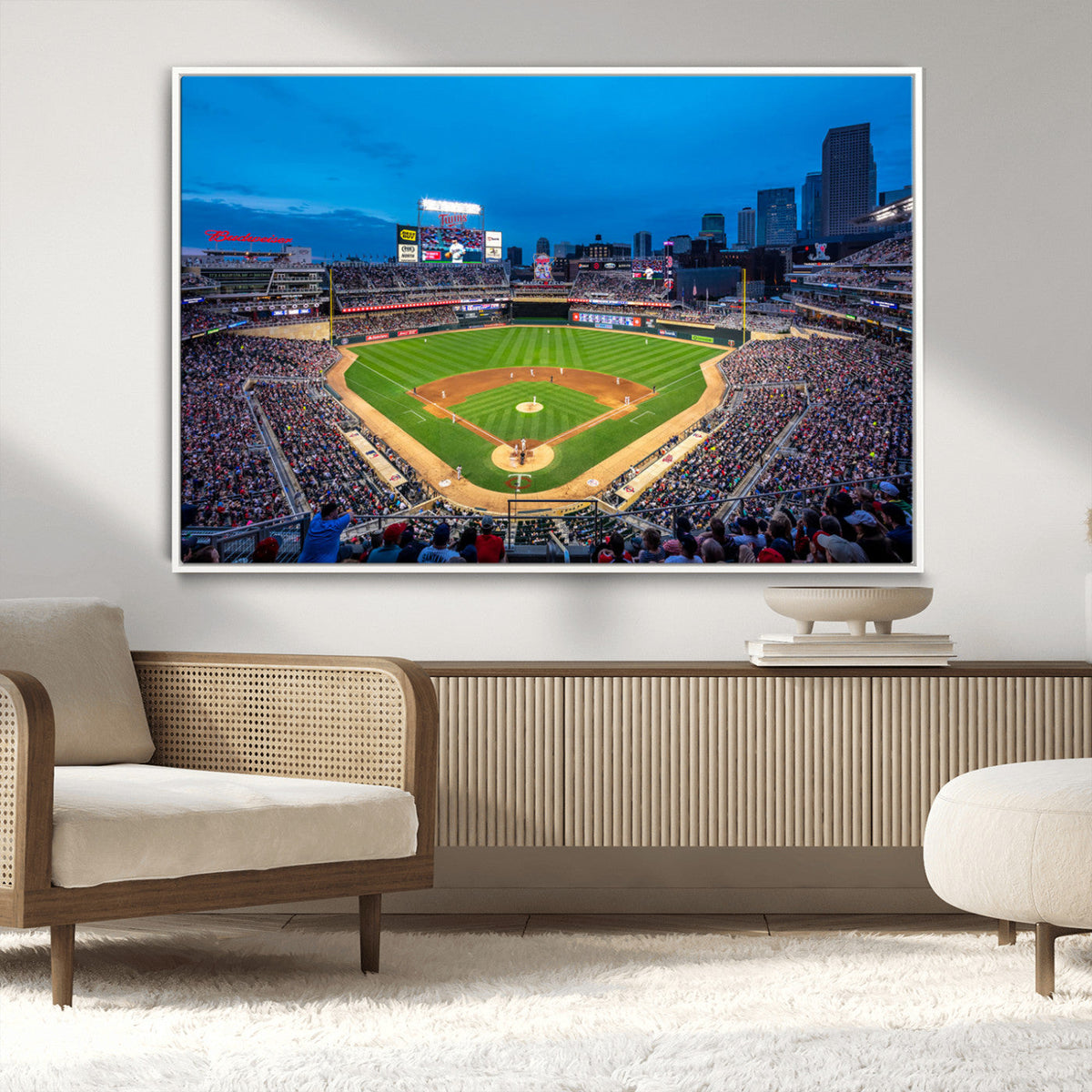 Target Field Stadium Wall Art Canvas Print – Minnesota Twins