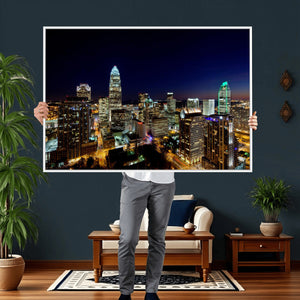 Atlanta Skyline Wall Art Canvas Print – Modern Cityscape