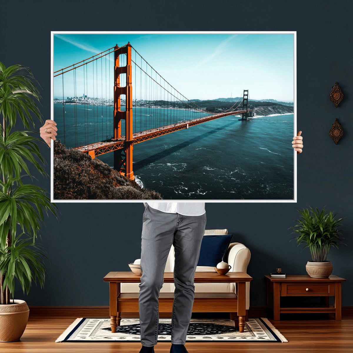 Golden Gate Bridge Wall Art Canvas Print – San Francisco