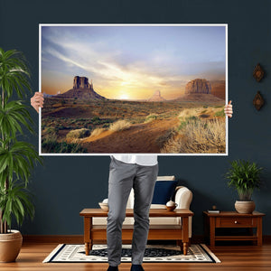 Monument Valley Desert Wall Art Canvas Print, Southwest