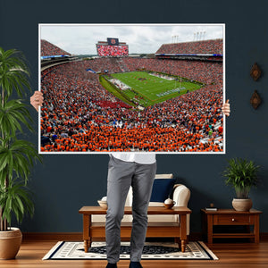 Auburn Stadium Wall Art Canvas Print, Jordan Hare Stadium